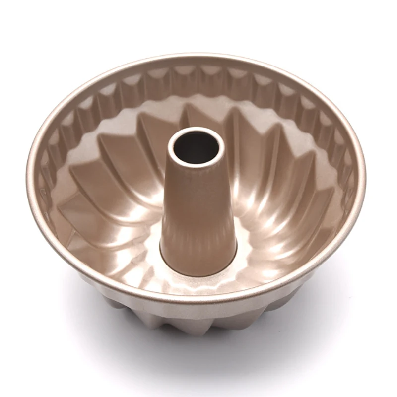 

Сковорода для торта Bestcharlotte, 7-дюймовая антипригарная вихревая Форма d в форме ананаса, выпуклая трубчатая сковорода саварина для духовки и в...