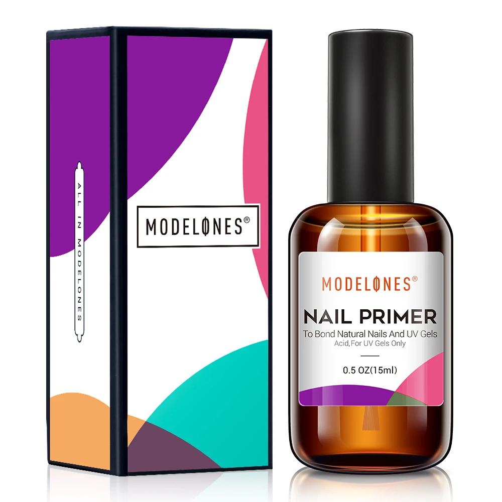 

Modelones 15ml Nail Primer Air Fast Dry Base Cleaning Agents UV Gel Polish Dehydrate Primer Base Coat Balancing Bonder Acid Free
