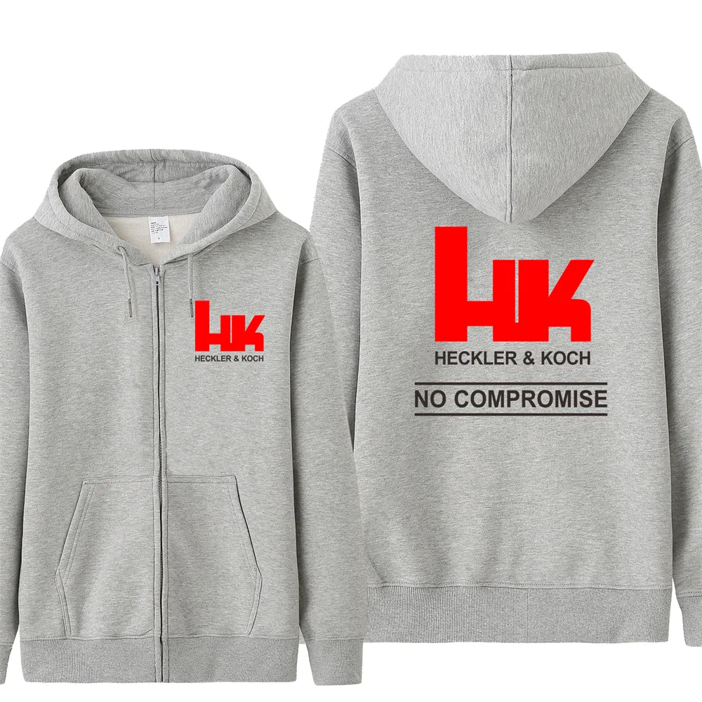 Логотип HK Heckler Koch огнестрельное оружие бескомпромиссные толстовки Мужская