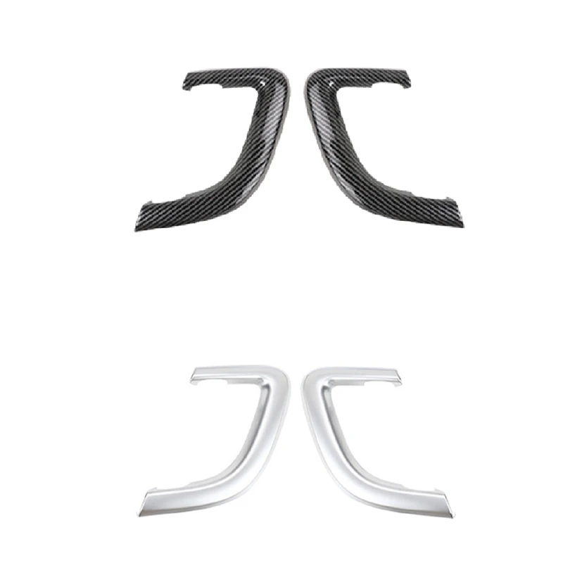 

Car Silver Inner Door Panel Handle Pull Trim Frame Interior Decoration Parts For Land Rover Discovery 2015-2019