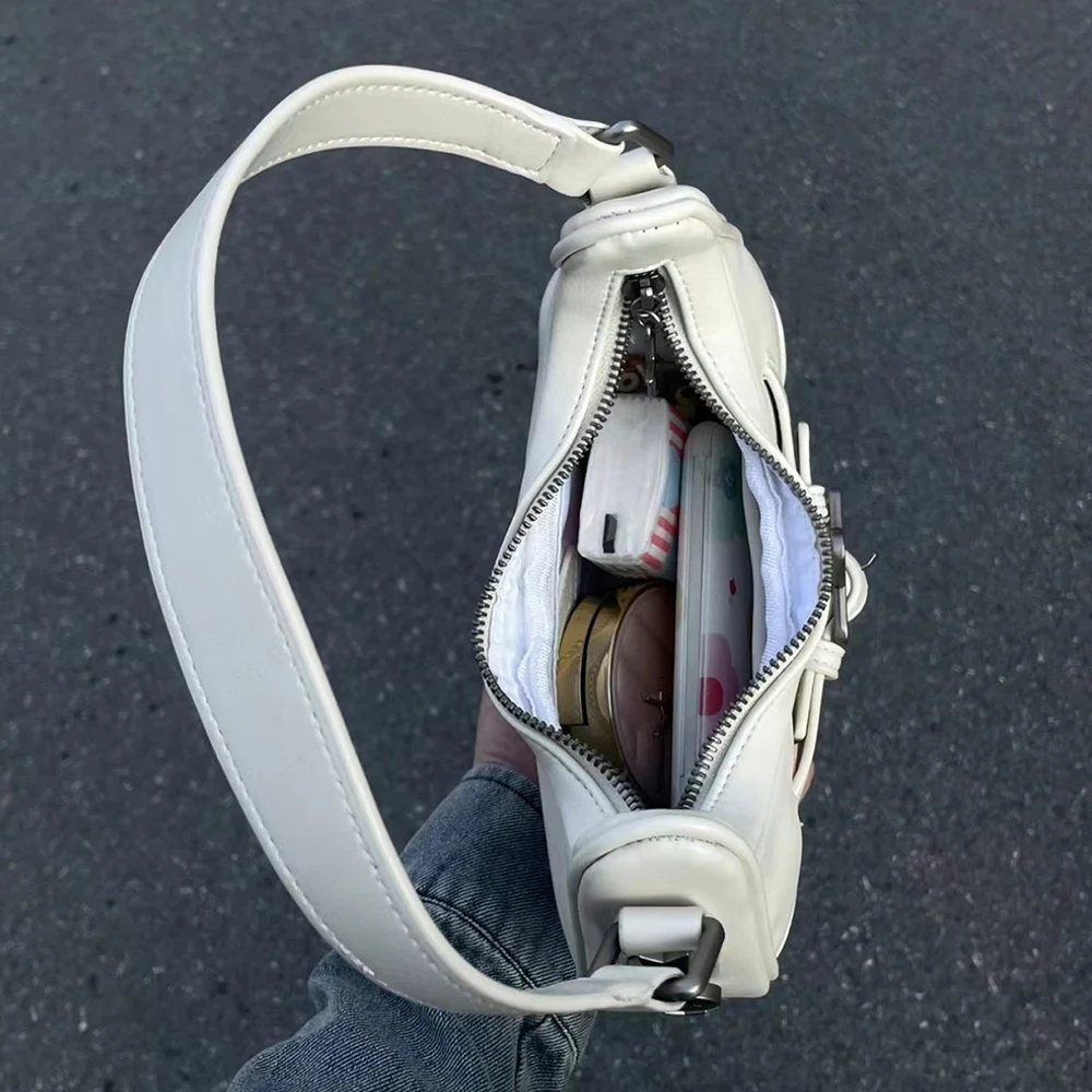 2023 Vintage Denim Star Underarm Bag Handbag INS Armpit Purse Denim PU Single Shoulder Bag Handbags For Women Casual Versatile