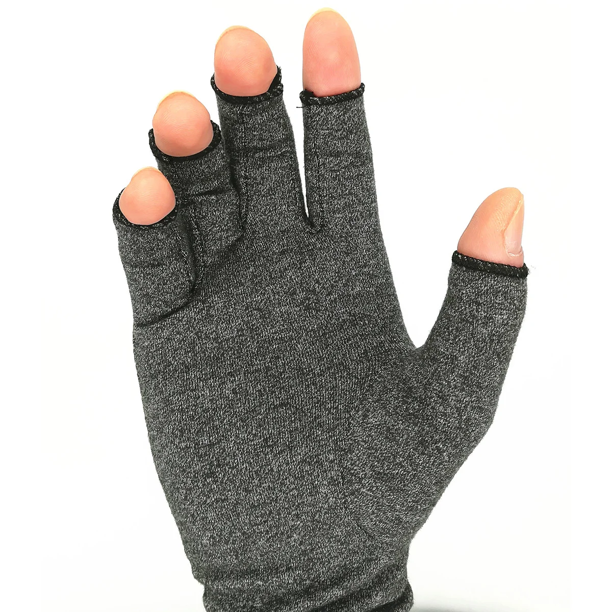 

Gloves Arthritis Fingerless Women Glove Hand Men Finger Support Open Aids Copper Infused Fit Developed Carpal Tunnel Computer