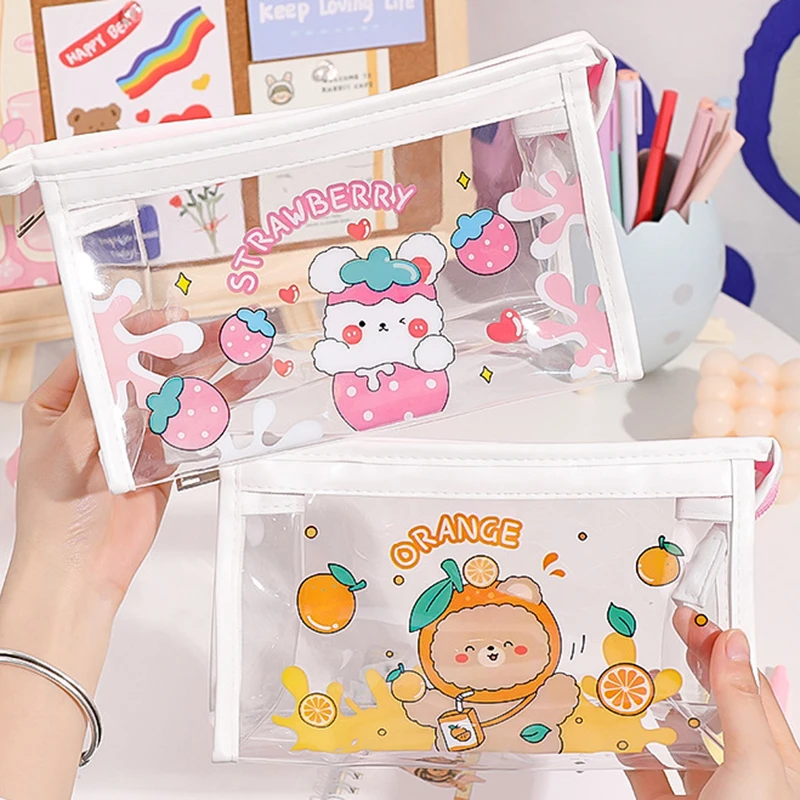 

Многофункциональная сумка для карандашей с независимой молнией, вместительный канцелярский органайзер для офиса, дома, сумка для карандаш...