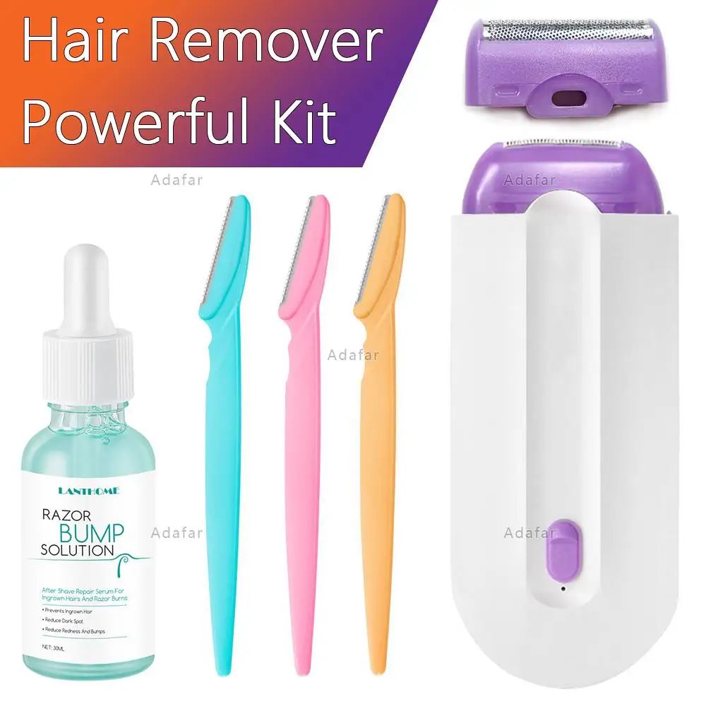 Epilator Crystal Laser Painless Remover Device For Women