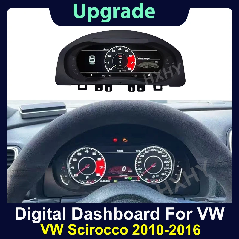 Новейший оригинальный автомобильный цифровой кластерный прибор 2024 для VW Scirocco