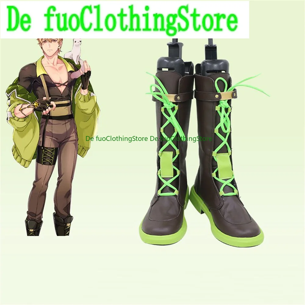 Nu Carnival Aster Yakumo Edmond Kuya Обувь для косплея Сапоги Игры Аниме Хэллоуин Рождество