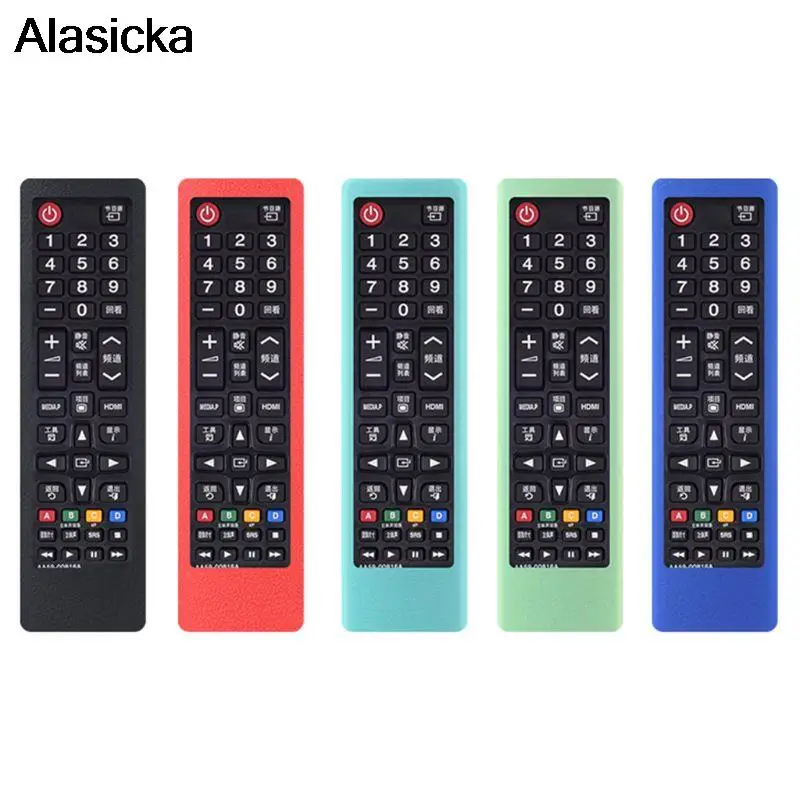 Силиконовый чехол-контроллер для пульта дистанционного управления, ударопрочный протектор, моющаяся кожа для Samsung AA59-00816A LED LCD 3D HD TV