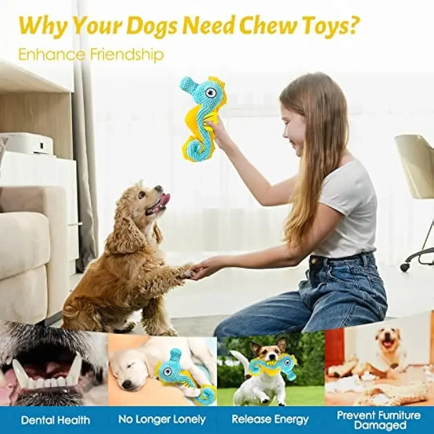 

Dog toys Press to make sounds Highly effective interactive toys Increase animal interest Dog chew toys Gifts for Pets