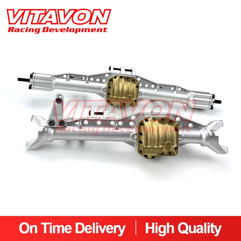 

VITAVON SCX 6 Alu #7075 Front & Rear Axle Housing with Brass diff cover for Axial 1/6