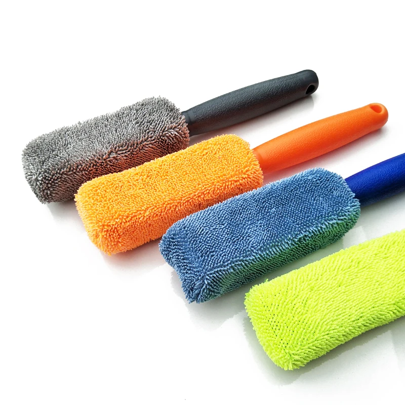

Car Detailing Brush 1 Pack Car Wash Detailing Car Cleaning Brush Microfiber Rim Brush for Car Trunk Motorcycle Cleaning Supplies