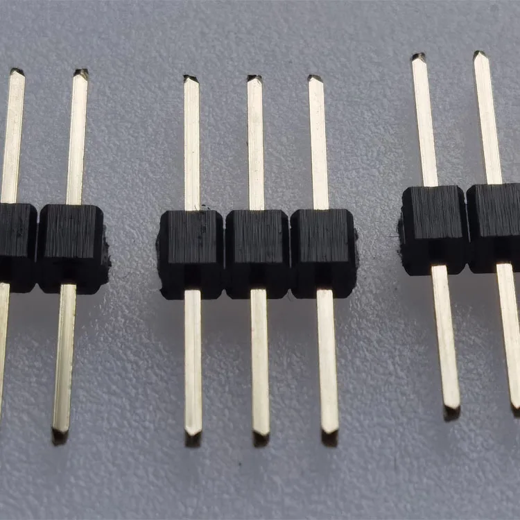 1000 шт. 2 54 мм Однорядный Штекерный 0 8u ''позолоченный штырьковый разъем