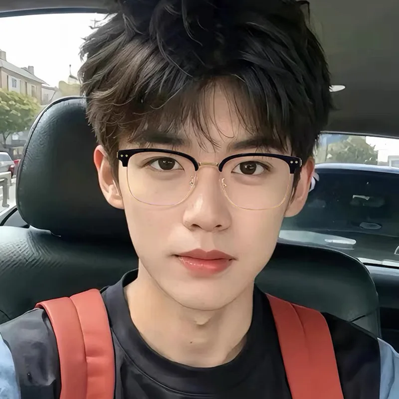 Женские очки из материала TR90 оправа для очков без оправы блокирующие синий свет