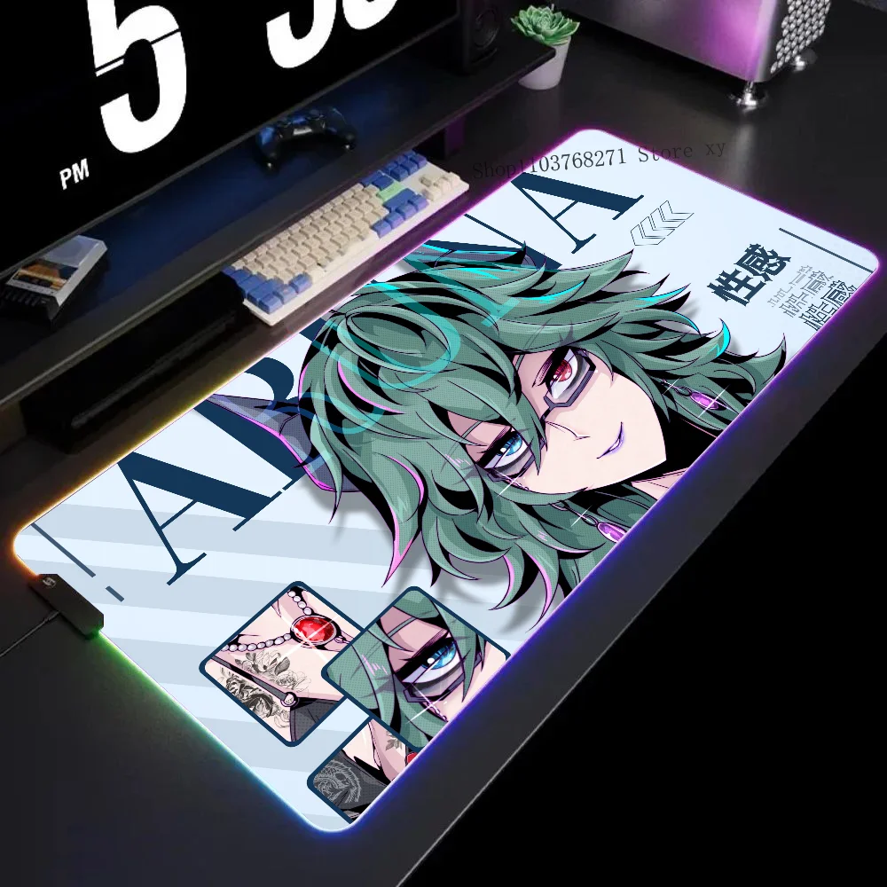 Коврик для мыши Aruna Original Character XXL RGB игровые коврики HD черные аксессуары геймеров