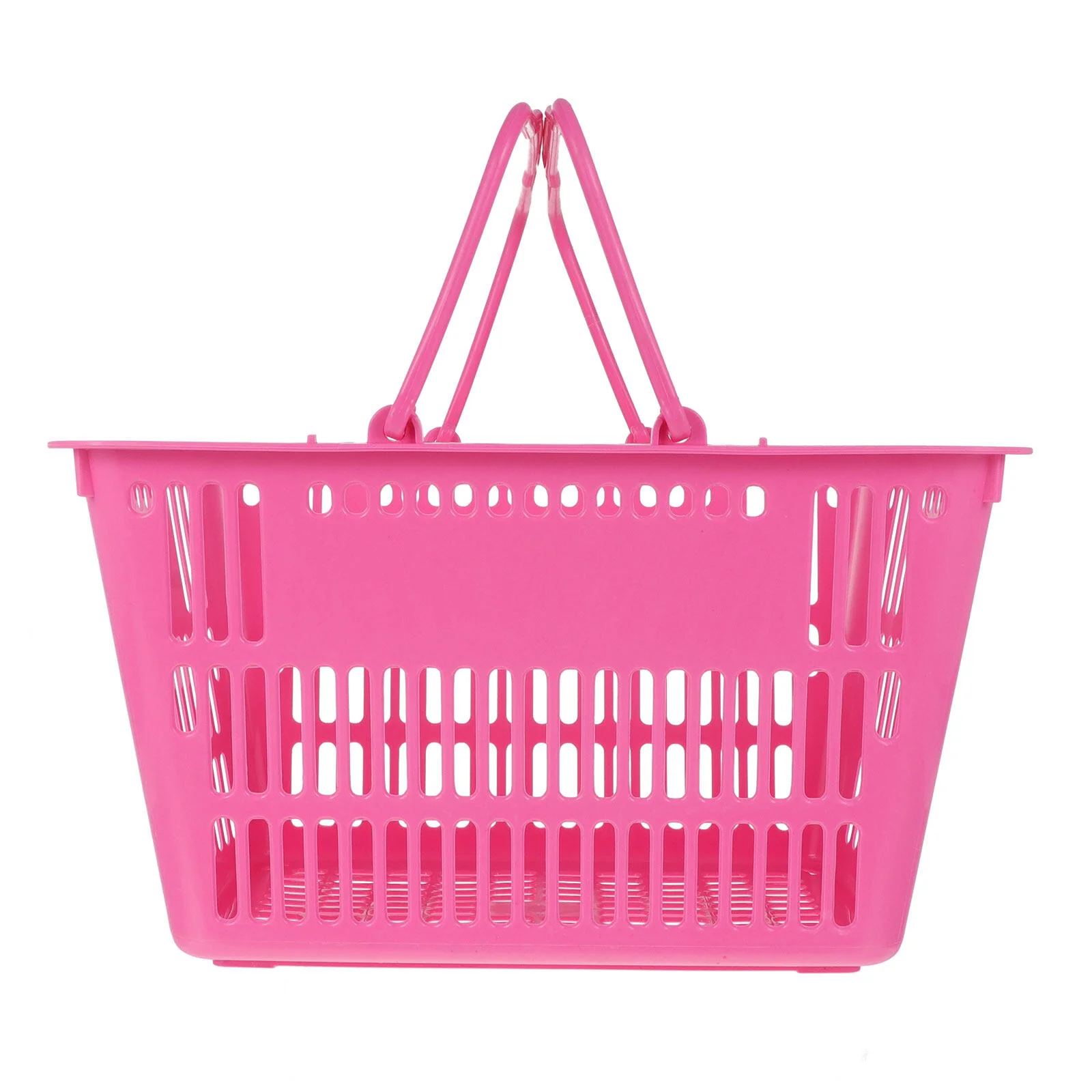 

Mall Shopping Basket Merchandise Storage Basket Portable Shelves with Handles