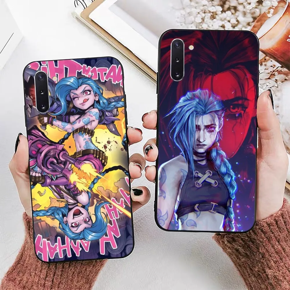 Anime Arcane Jinx-Vi Phone Case For Samsung Note 8 9 10 20 pro plus lite M 11 30 21 31 51 A 22 42 02 03