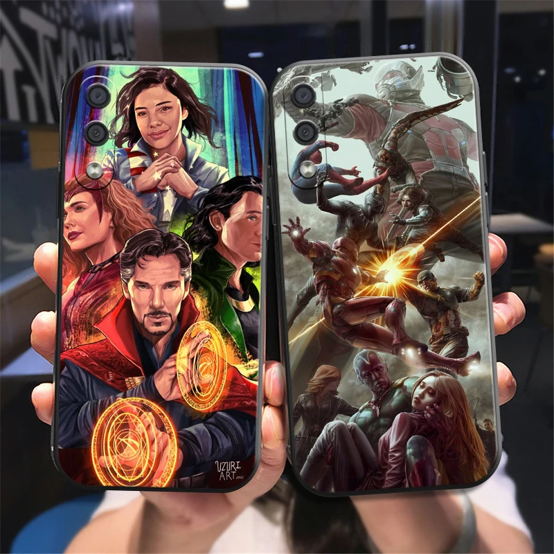 

Popular Marvel Phone Case For Samsung Galaxy S20 S20FE S20 Ulitra S21 S21FE S21 Plus S21 Ultra Back Funda Soft Silicone Cover