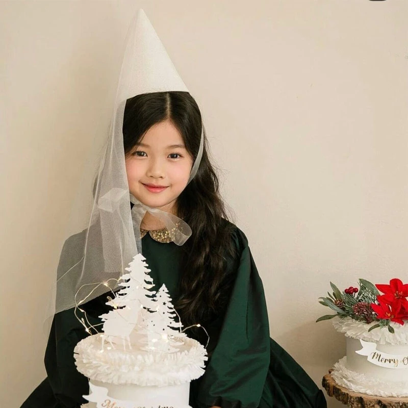 

Nordic Ins Princess Children's Day Decoration Hat Party Hat Birthday Party Crown For Kids Girlfriend Photo Birthday Cake Tiara