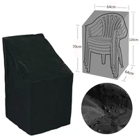 stacked chair dust cover storage bag outdoor garden patio furniture protector high quality waterproof dustproof chair organizer