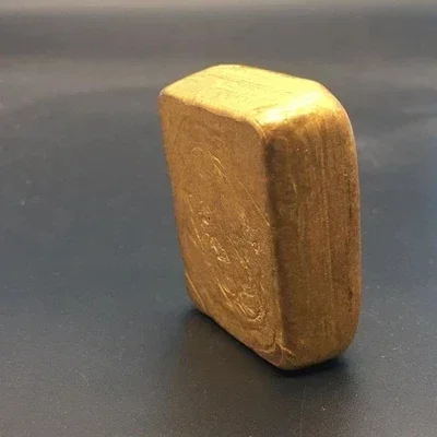 Античные квадратные золотые слитки Rijin Dou Gold размер 4 5*3 6*1 8 см