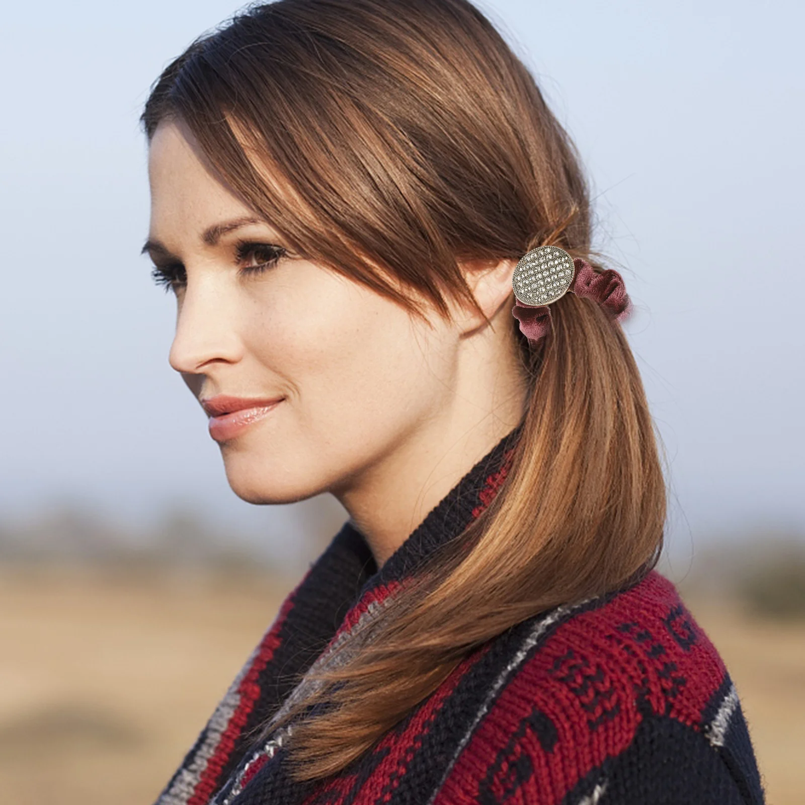 

10 Pcs Ponytail Holder Girls Hair Accessories Women Tie Elastic Ties Crystal Rope