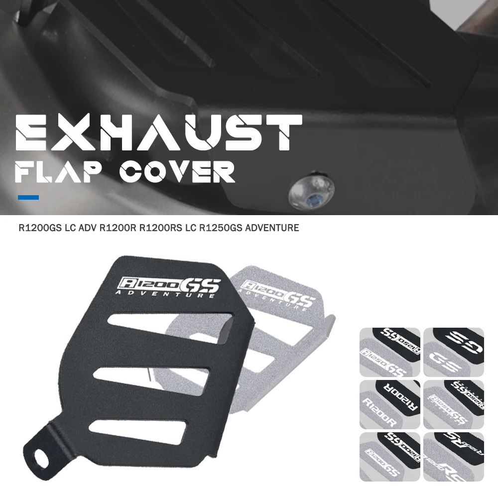 Exhaust Flap Cover For BMW R1200GS LC Adv R 1200 R R1200R R 1200 RS R1200RS LC R 1250 GS R1250GS Adventure 2014 2015 2016-2020
