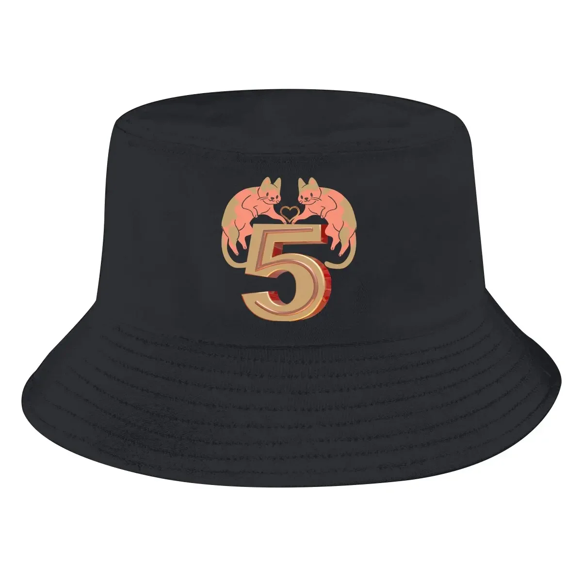 Панама унисекс с кошачьими сердечками шляпа от солнца в стиле Вавилон пять