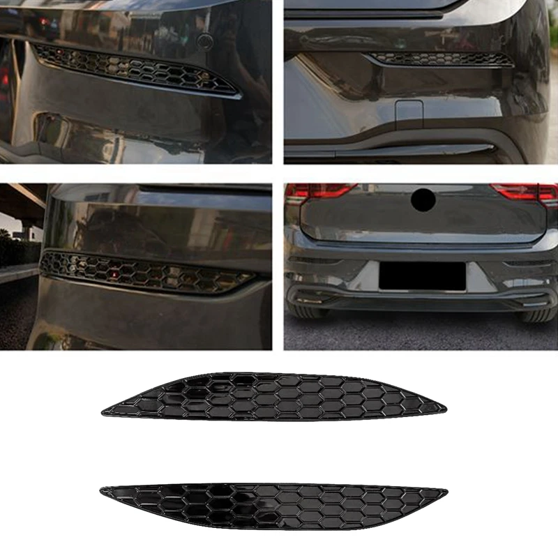 

2Pcs Honeycomb Rear Bumper Reflective Sticker For VW Golf MK7 7R/Rline 2014-2018 Rear Bumper Strips