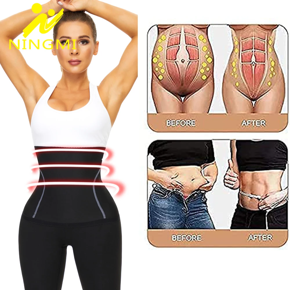 Лидер продаж корсет NINGMI для коррекции фигуры в сауне пояс талии женский