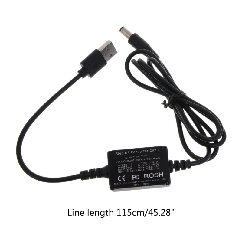 USB-DC5 5x2 1 мм Регулятор мощности Зарядный шнур USB-кабель повышающего
