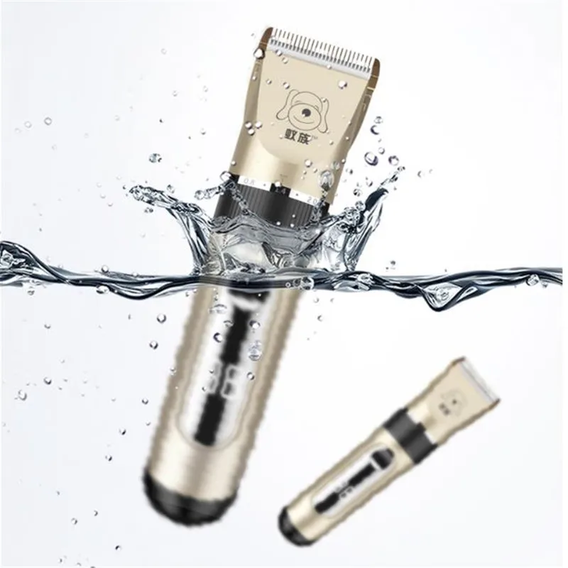 

Washable Pet Hair Trimmer Cordless Electric Dog Clipper Shearing Gromming Scissor Teddy Cat Rabbit Ceramic Blade Haircut Machine