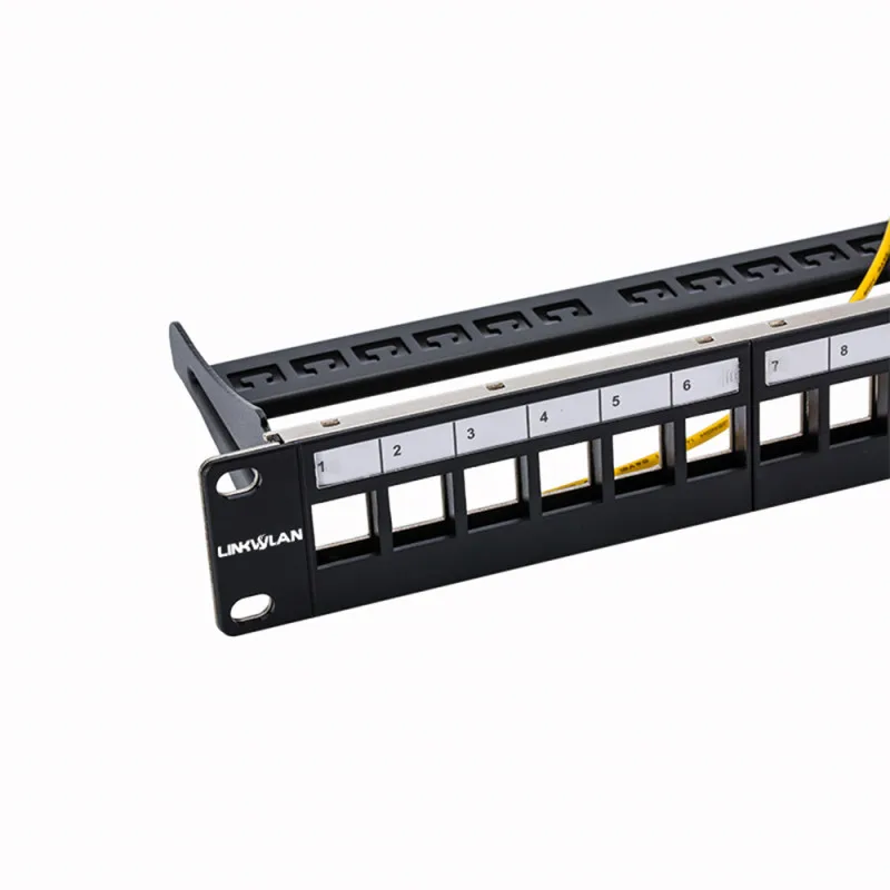 Сетевая панель Keystone Jack Cat5e Cat6 Cat6A Cat7 модульный разветвитель Интернета с пустым