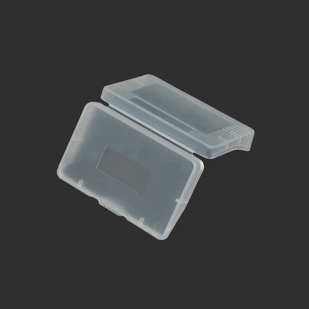 4 Clear Cartridge Cases For Nintendo For Game Boy Advance For BA Games Cover 