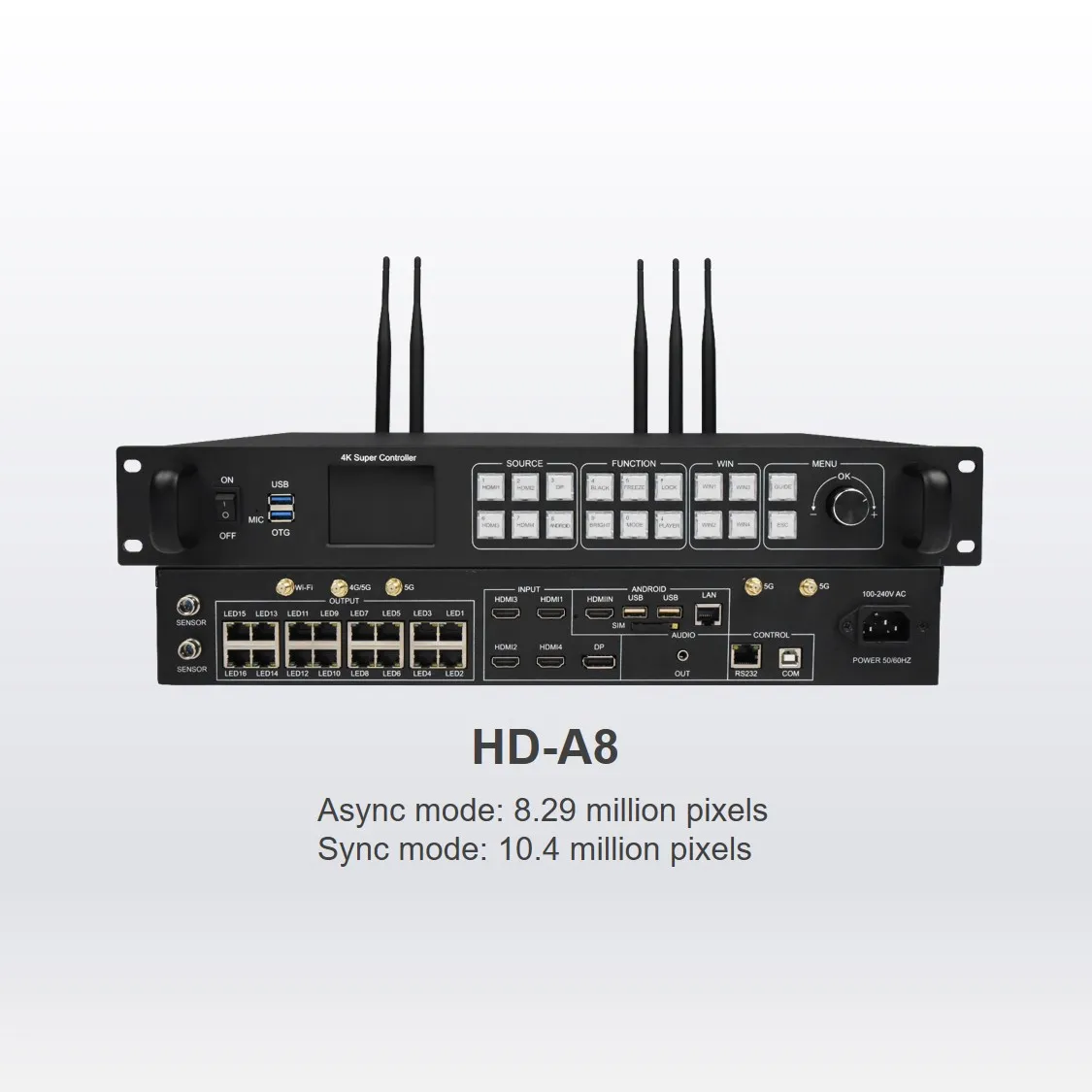 Синхронный асинхронный плеер 4K HD-A8 сверхбольшое разрешение наружная или