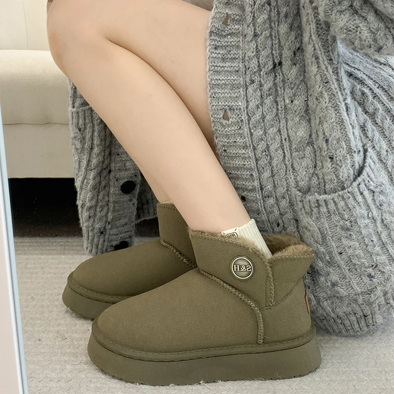 Женские ботинки зимняя обувь для женщин женские австралийские 2024 кожаные