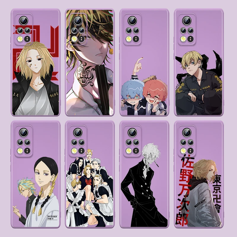 

Anime Tokyo Revengers Liquid Silicone Soft Cover For Honor 50 SE 30 30S 20 20i 10i 10X 9S 9C Play 4 4T Pro Lite Phone Case
