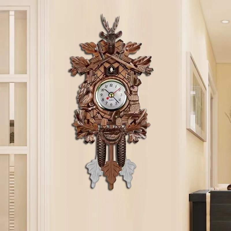 

2022 Cuckoo Wall Clock Living Room Bird Cuckoo Alarm Clock Wall Watch Modern Children Unicorn Decorations Home Day Time Alarm