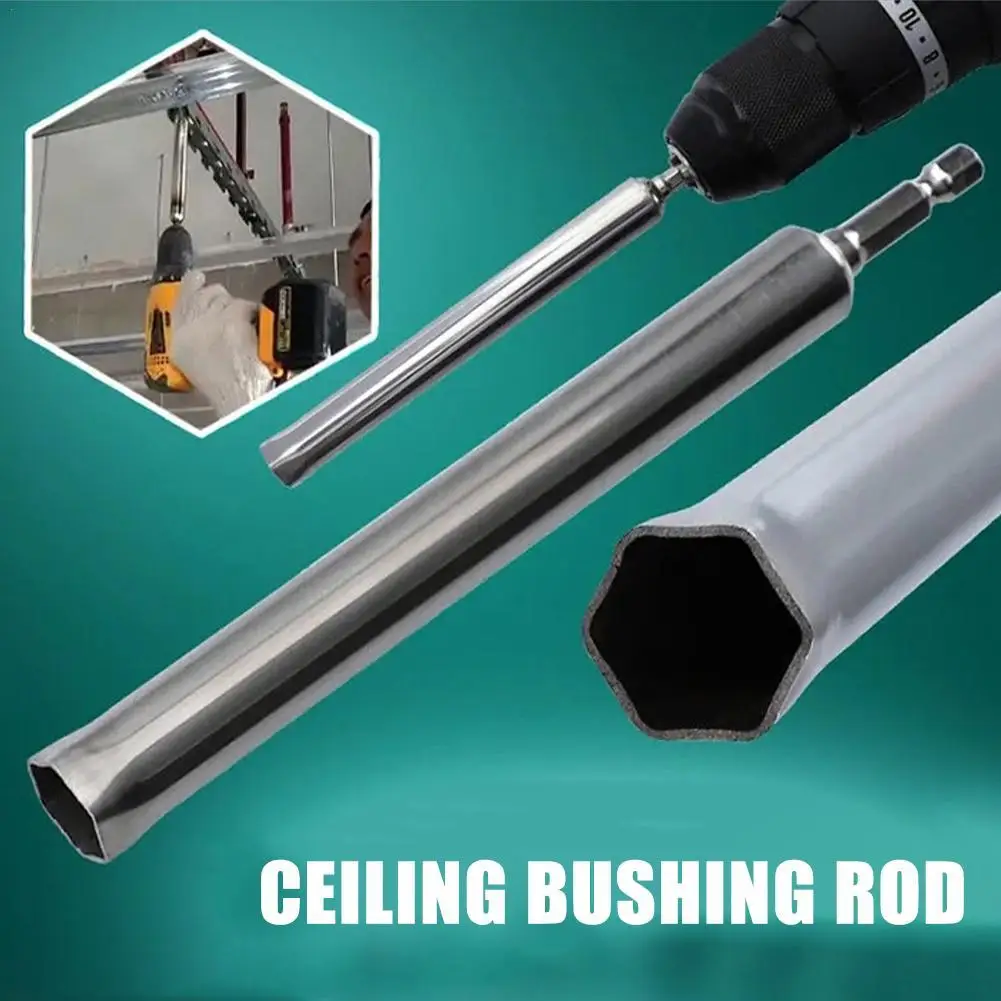 

Ceiling Leveling Sleeve 10mm/12mm/13mm/14mm Stainless Steel Lengthening Hollow Screw Nut For Drilling Power Tools