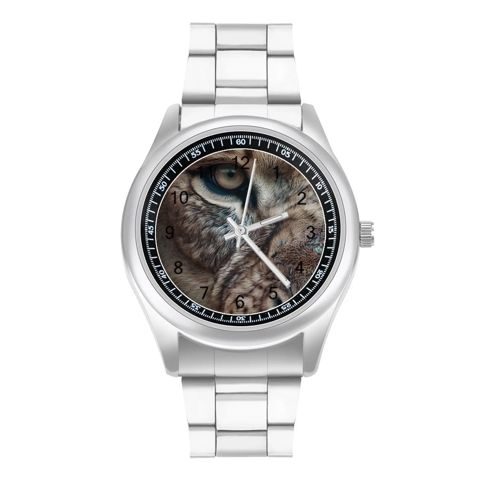 

Lion Quartz Watch Animal Eyes Eye Close-up Stainless Design Wrist Watches Boys Outdoor Fancy Design Wristwatch