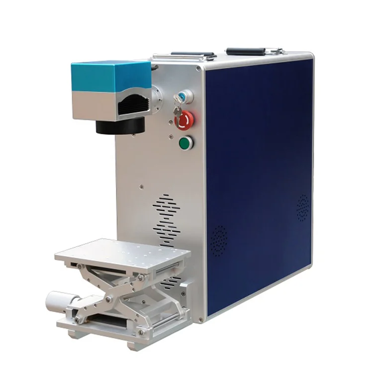 Недорогая портативная волоконная лазерная маркировочная машина 20 Вт