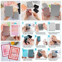reusable stamping foam to creat reverse stamped backgrounds blending tools embossing paper card fronts making scrapbooking craft