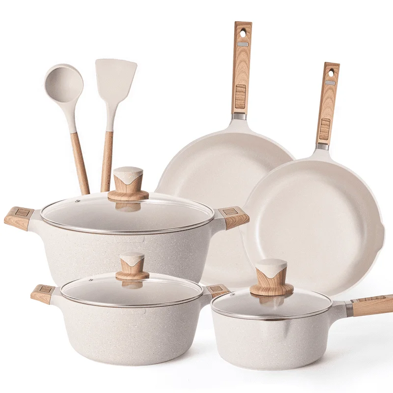 

Pieces Pots and Pans Cookware Set Non Stick Pot Set, Nonstick Cooking Pots
