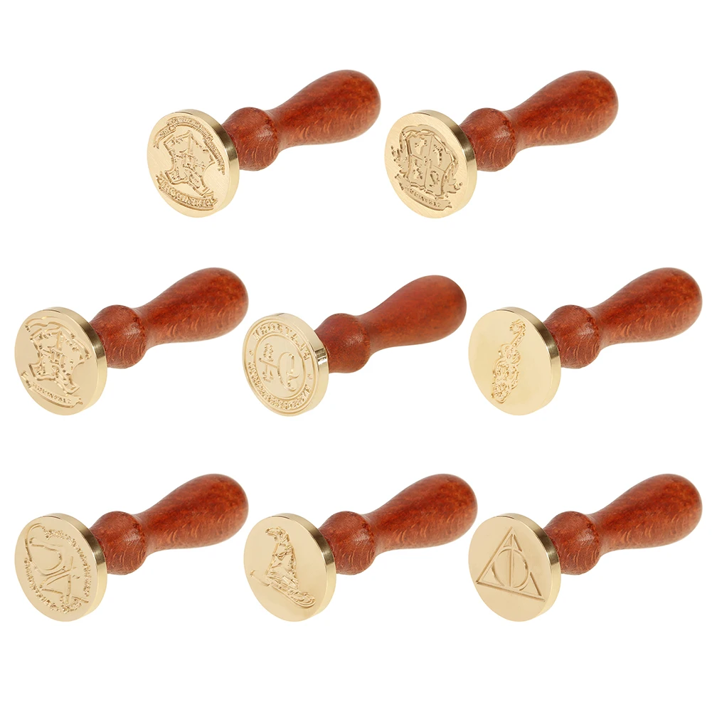 

Wood Handle Antique Metal Sealing Wax Stamps Ancient Wedding Invitations Wax Seal Stamp Decor