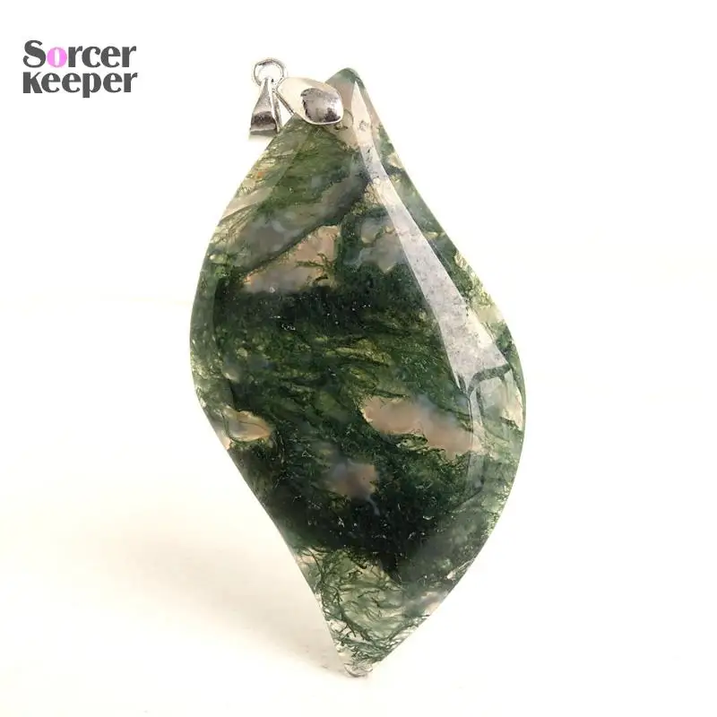 Ожерелья с цепочкой для женщин и мужчин оптовая продажа натуральный дендритовый