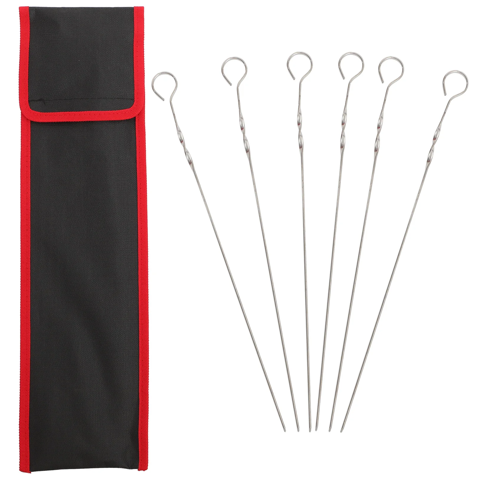

Pouchcutlery Skewer Silverwarebarbecue Storage Utensils Bbq Grilling Disposable Mesh Tool Stick Travel Grill Container Sets
