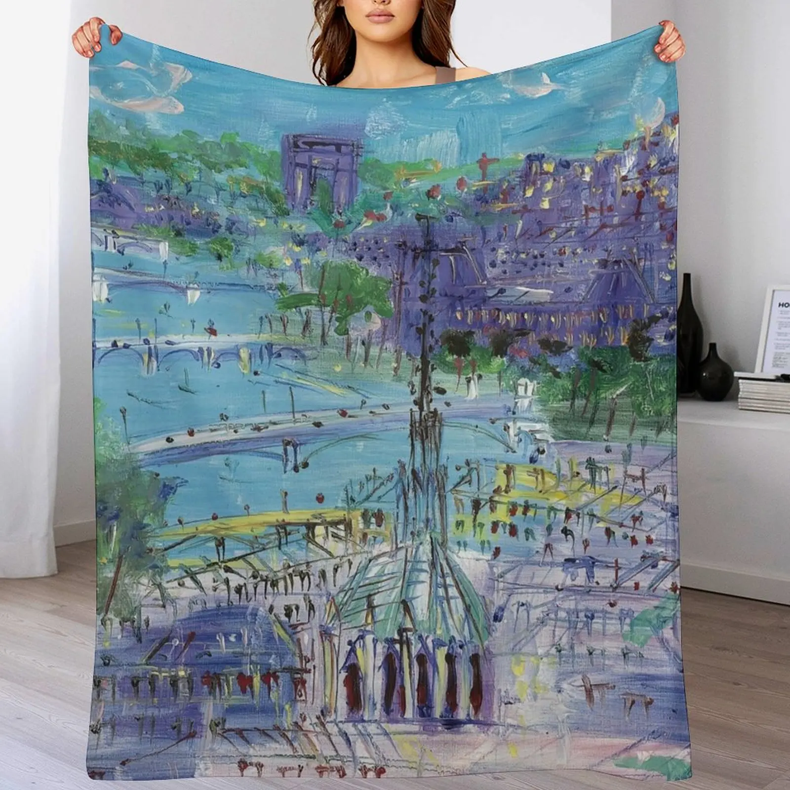 Одеяло Raoul Dufy Thermals для путешествий большой плед на диван одеяла