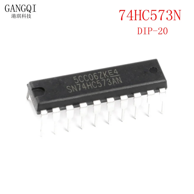 10pcs/lot SN74HC573AN SN74HC573N SN74HC573 74HC573AN 74HC573 DIP-20 New IC In Stock