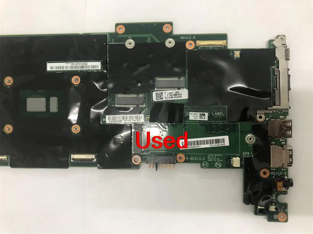 Используется для материнской платы ноутбука Lenovo ThinkPad X280 CPU I5-8250U 8G FRU 01LX673 02HL312 01LX677