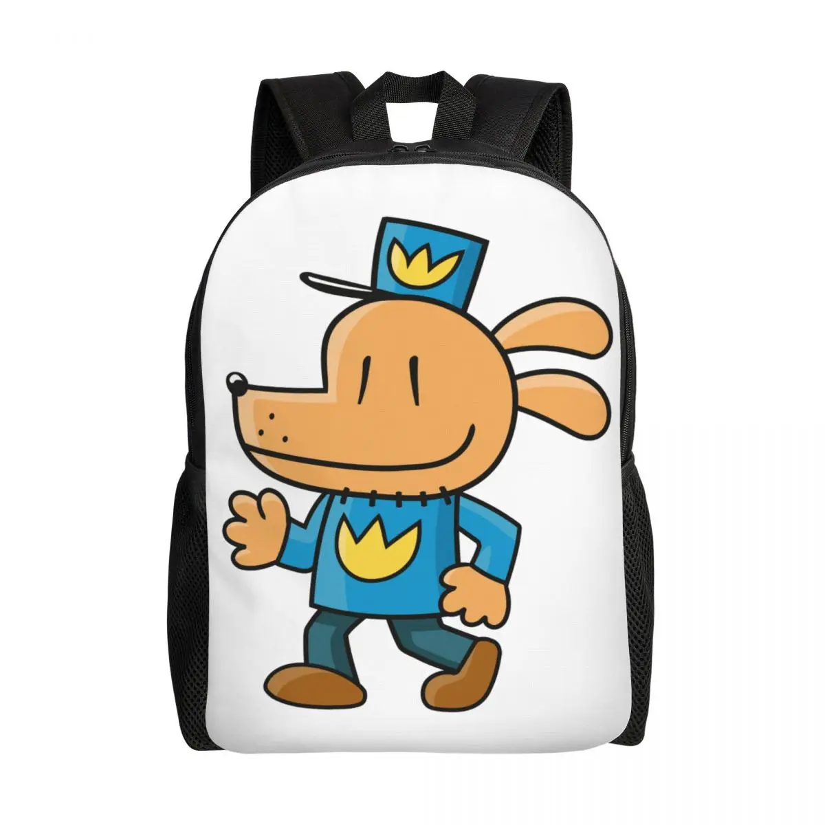 

Dogmans Cartoon Art 3D Print Backpacks for Girls Boys School College Travel Bags Men Women Bookbag Fits 15 Inch Laptop
