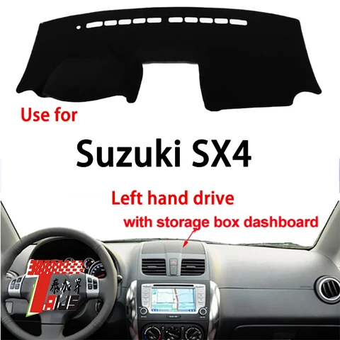 Классический высококачественный чехол TAIJS для приборной панели автомобиля из полиэфирного волокна для левого руля Suzuki SX4