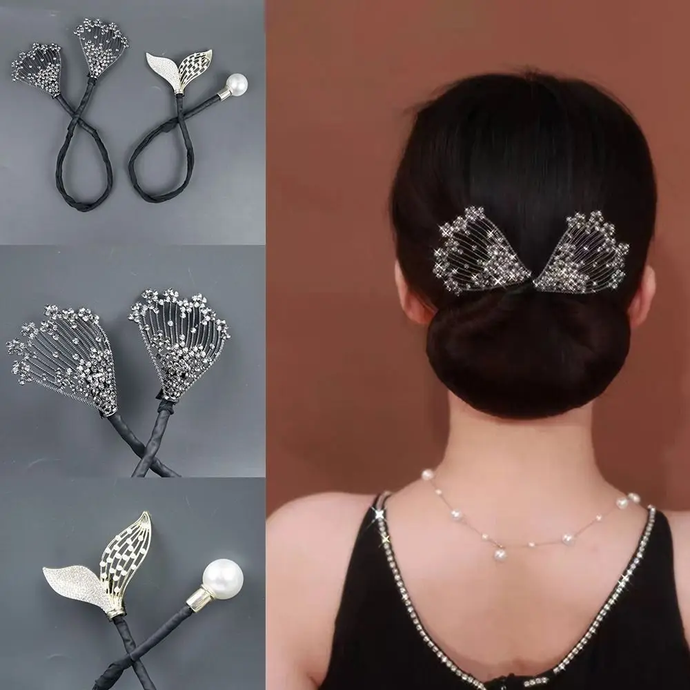 

Hair Styling Tool Fishtail Pearl Hair Clip New Hair Accessories Hair Bun Maker Hair Twist Maker Women